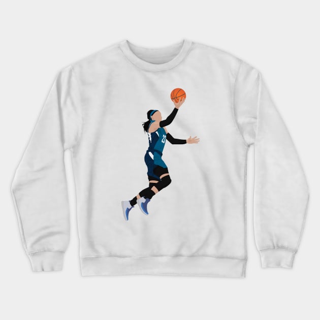 Women's basketball passion Crewneck Sweatshirt by RockyDesigns